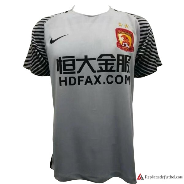 Camiseta Evergrande Portero 2017-2018 Gris